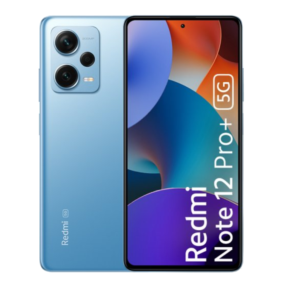 Redmi Note 12 Pro Plus 5G front back Iceberg Blue