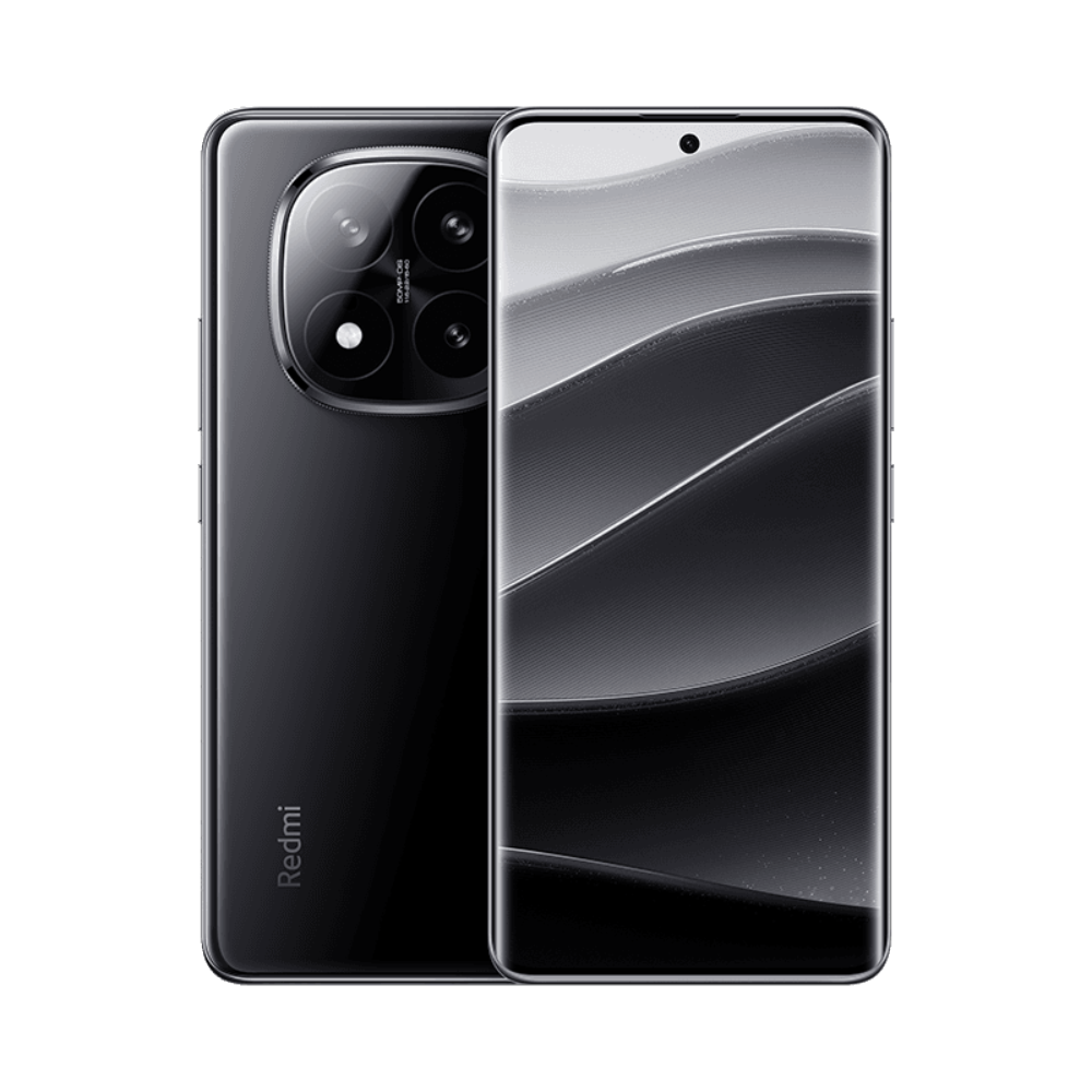 Redmi Note 14 Pro Plus front and back in Titan Black