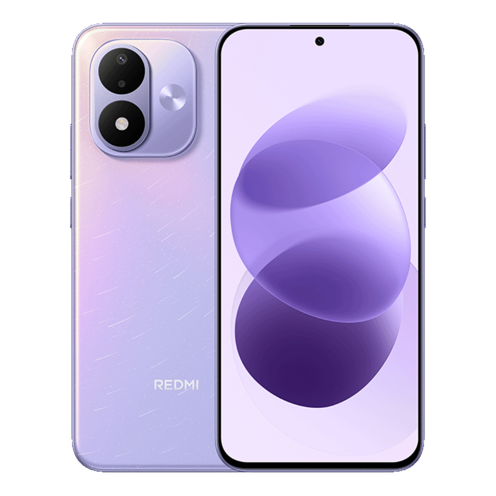 Redmi Note 17 Front and Back in Meteor Purple