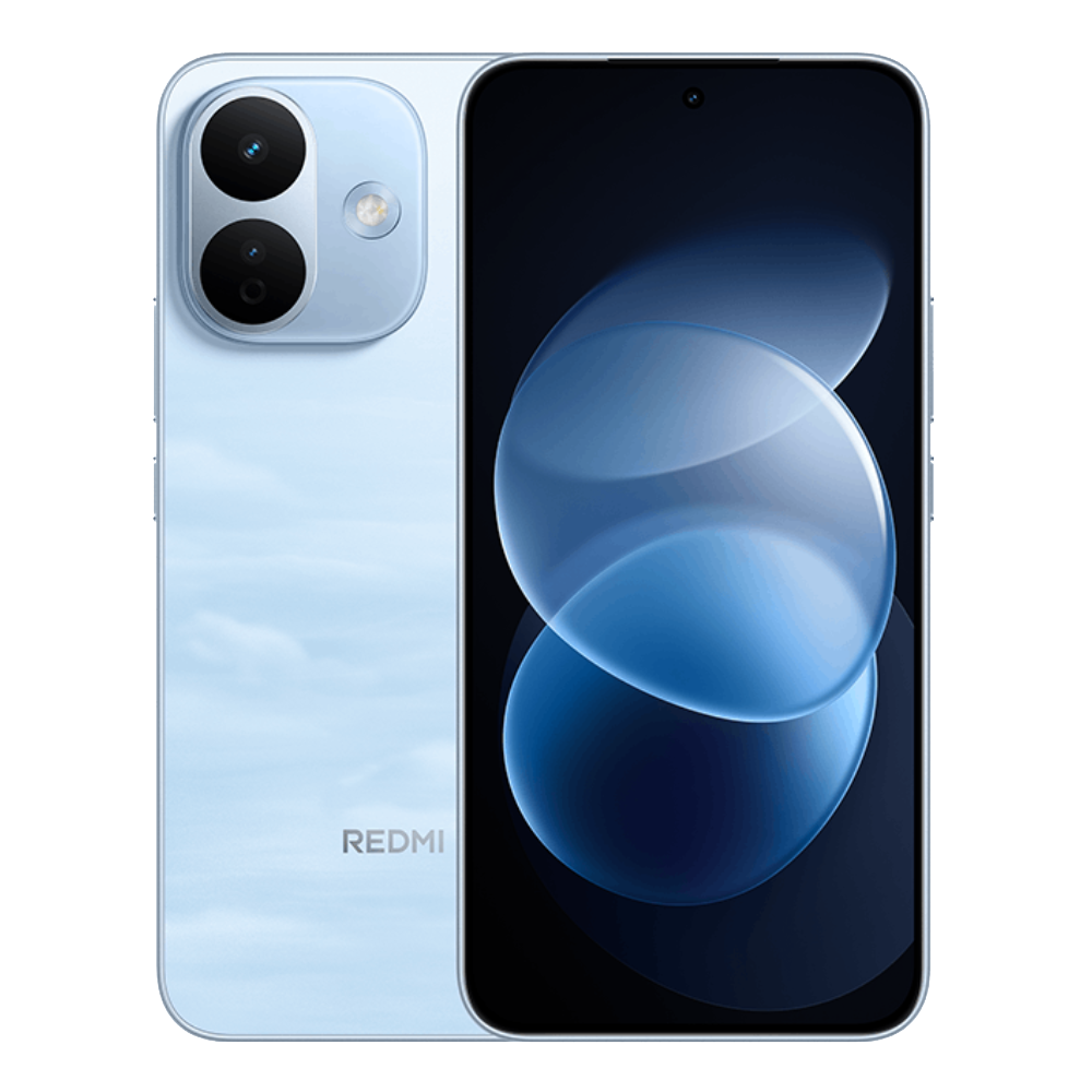 Redmi Note 17 Pro Front and Back in Sky Blue