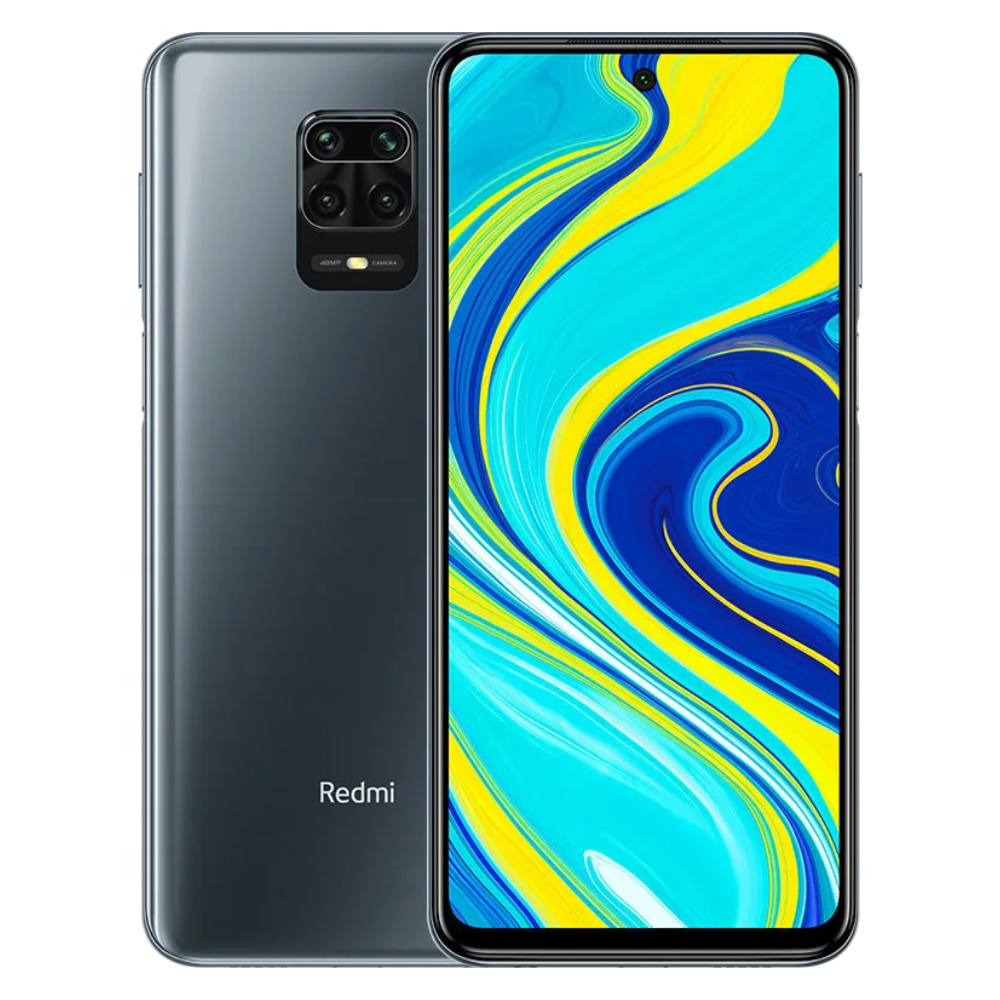 Redmi Note 9 Pro Max front back Interstellar Black