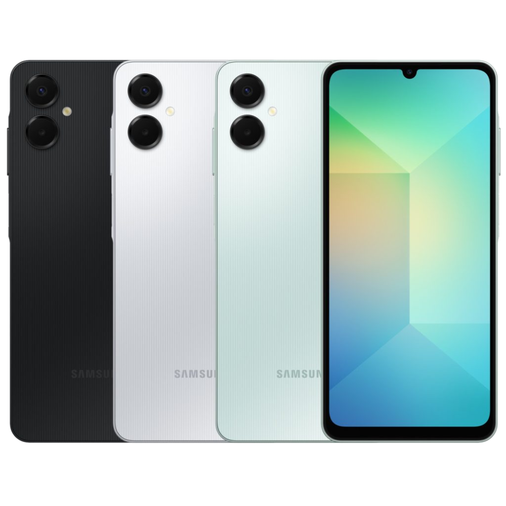 Samsung Galaxy A06 5G front and back