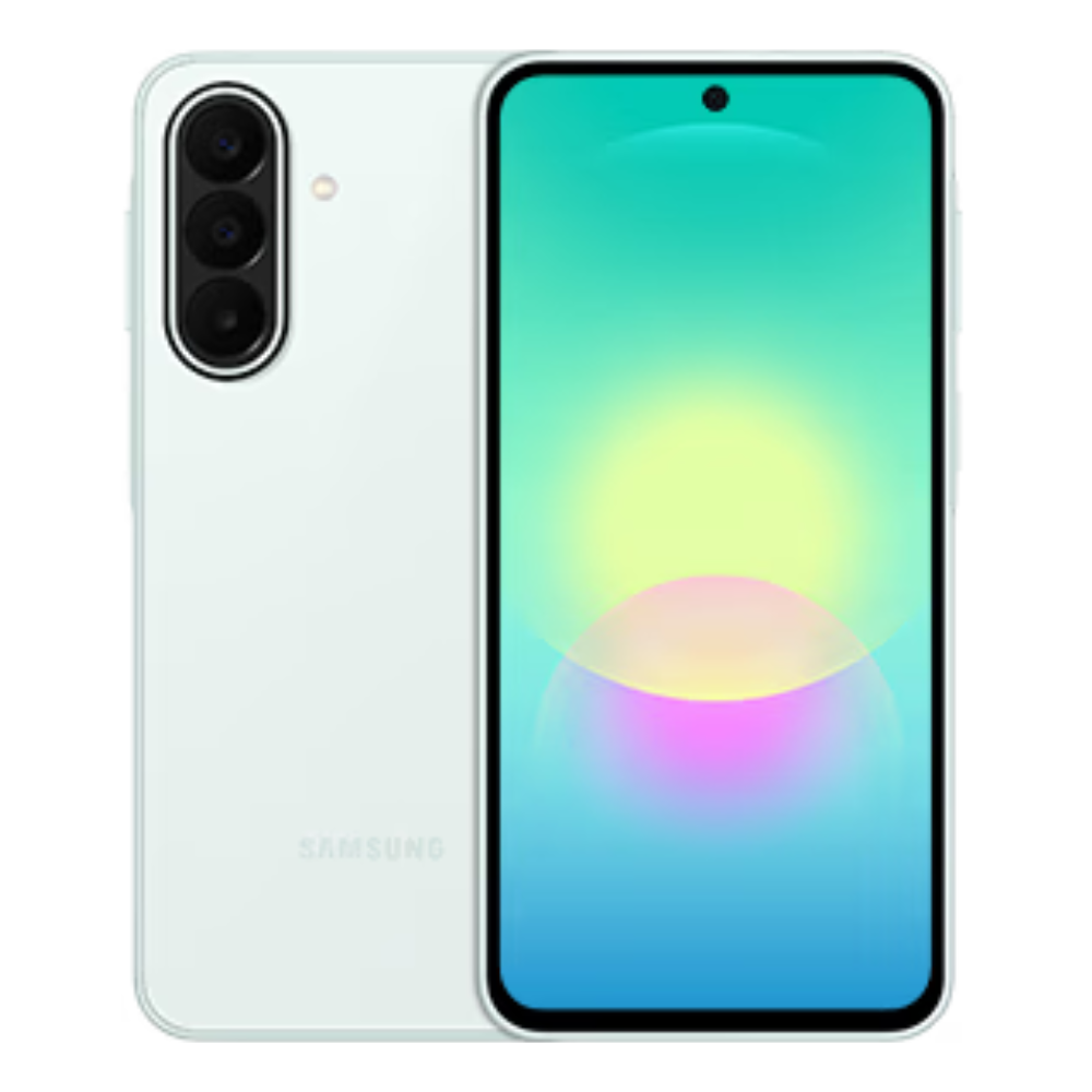 Samsung Galaxy A27 Front and Back in Light Green