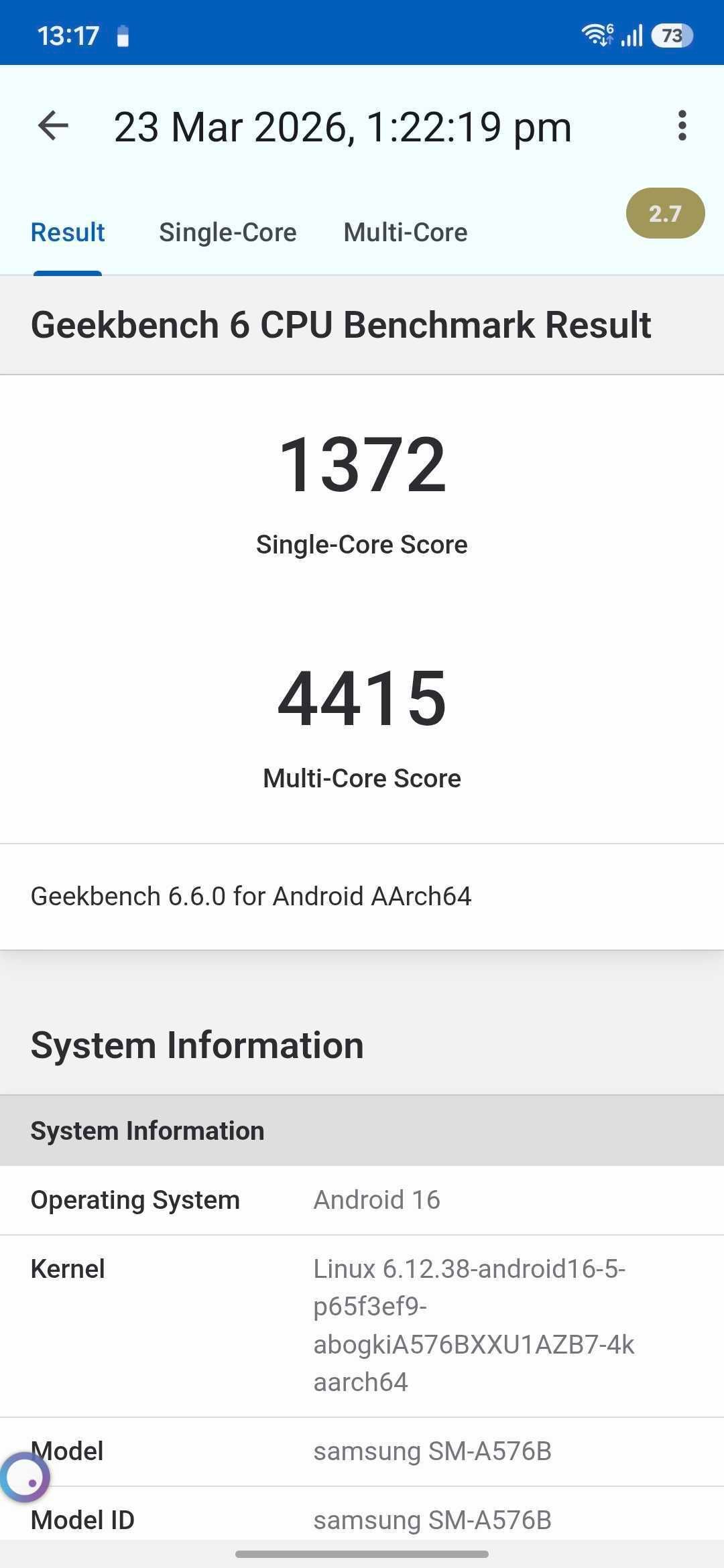 Geekbench 6