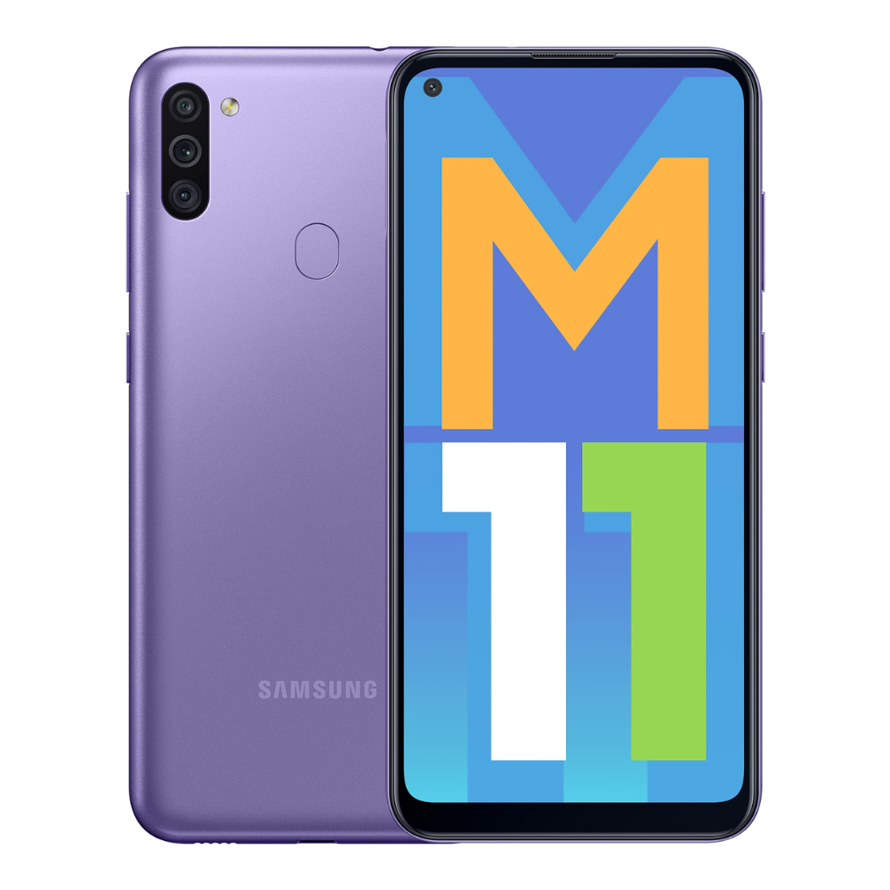 Samsung Galaxy M11 Front Back Violet