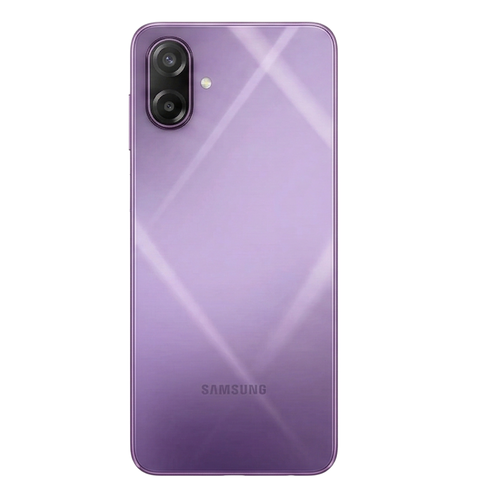 Samsung Galaxy M17e Back View in Vibe Violet