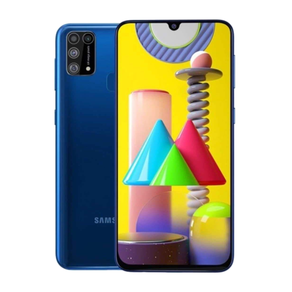 Samsung Galaxy M31 Ocean Blue Front and Back