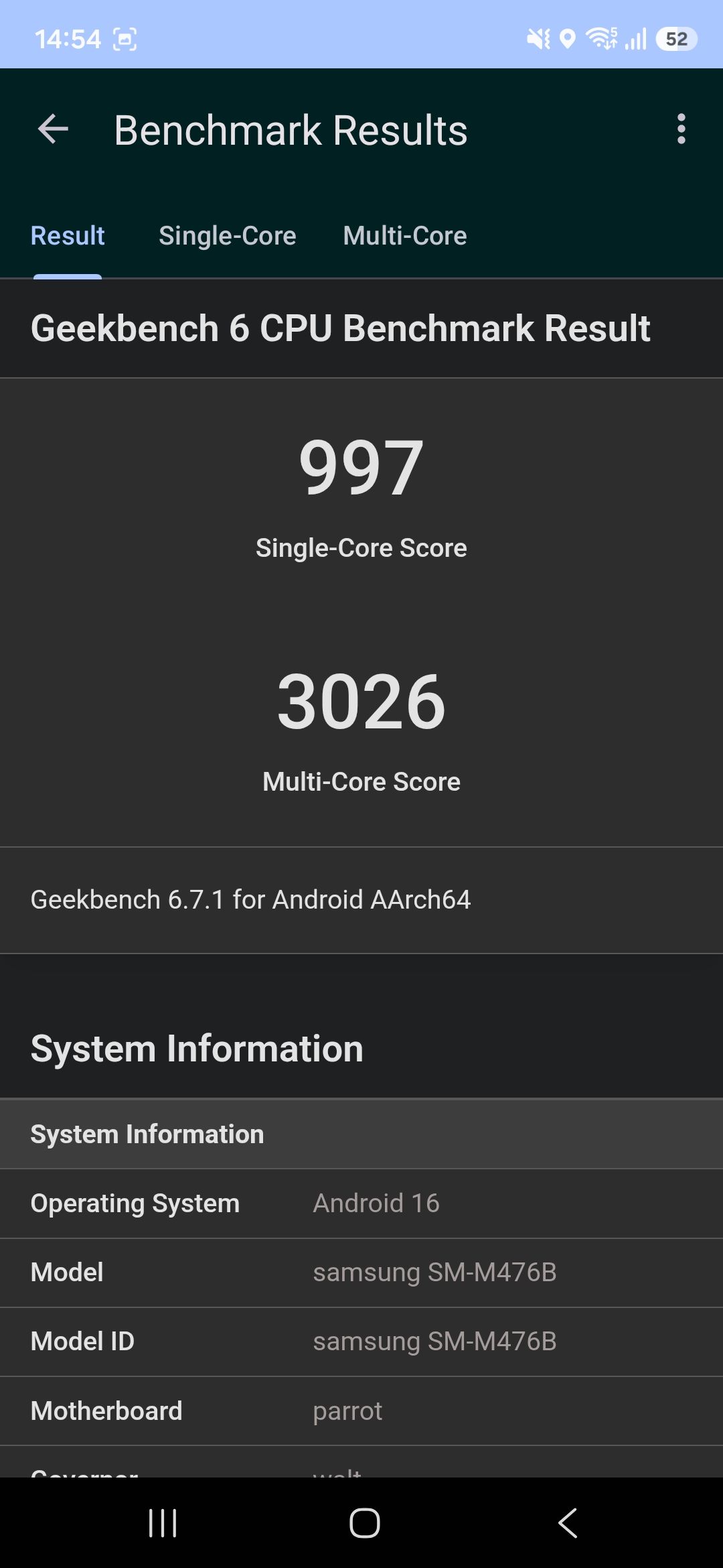 Geekbench 6