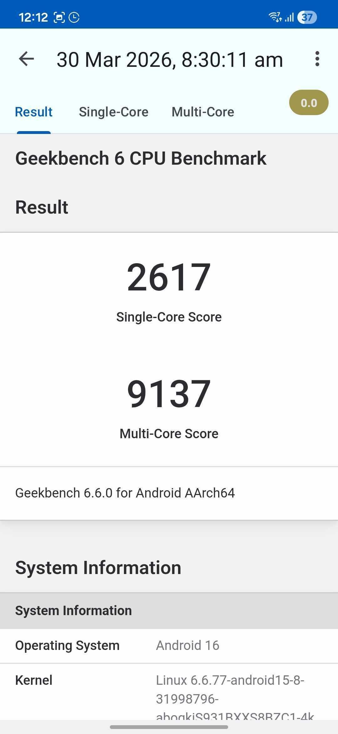 Geekbench 6 Geekbench 6