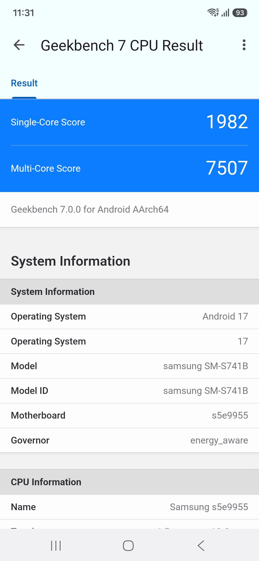 Geekbench 7