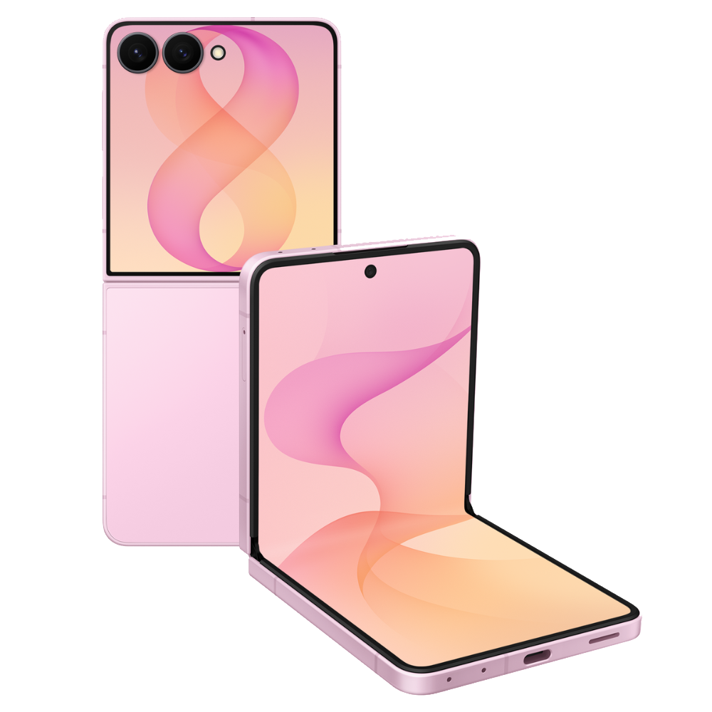 Samsung Galaxy Z Flip8 Pink Front and Back