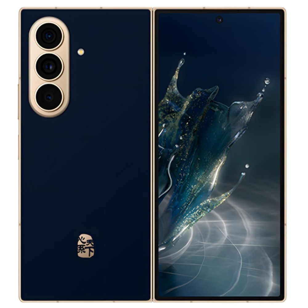 Samsung W27 Jihu Blue Front and Back