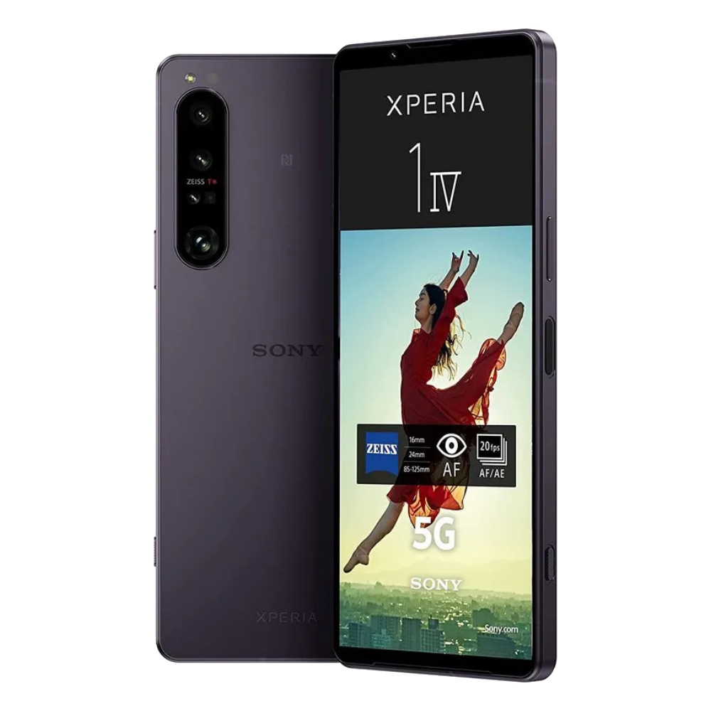 Sony Xperia 1 IV Black Front and Back