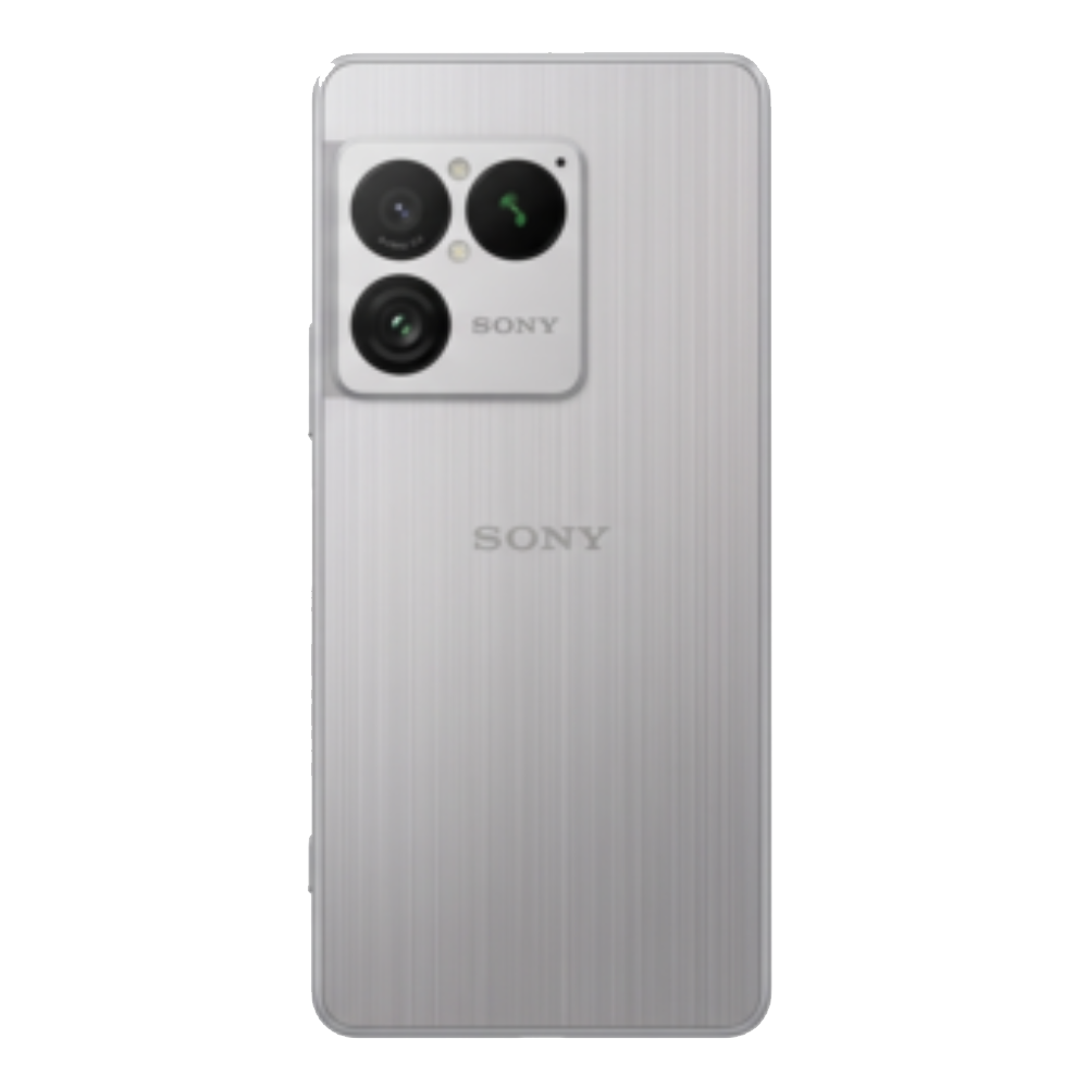 Sony Xperia 1 VIII back in Lolite Silver