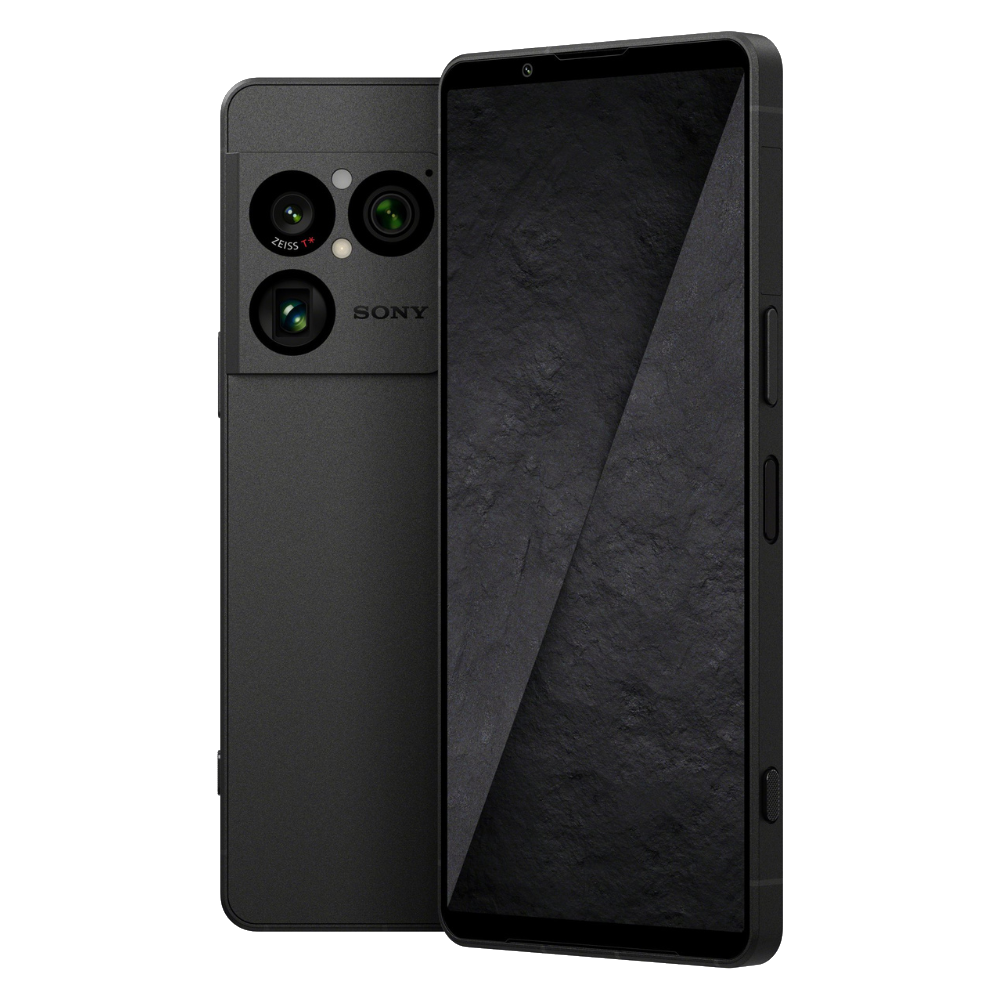 Sony Xperia 1 VIII Graphite Black Front Side and Back