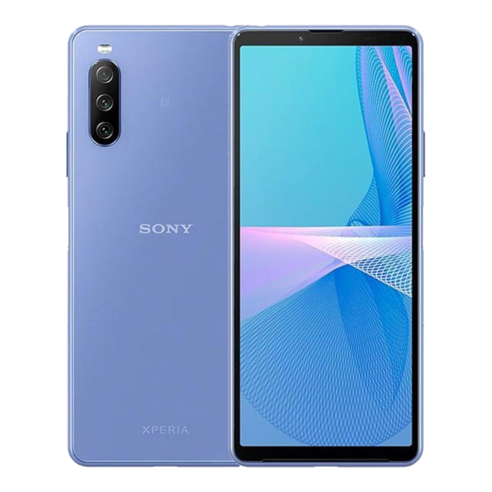 Sony Xperia 10 IV front back Lavender