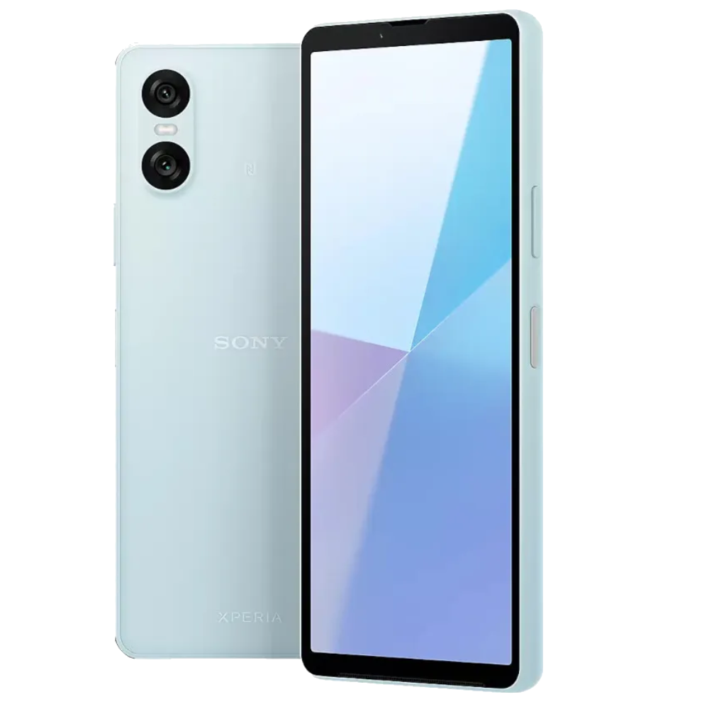 Sony Xperia 10 VI front back Blue