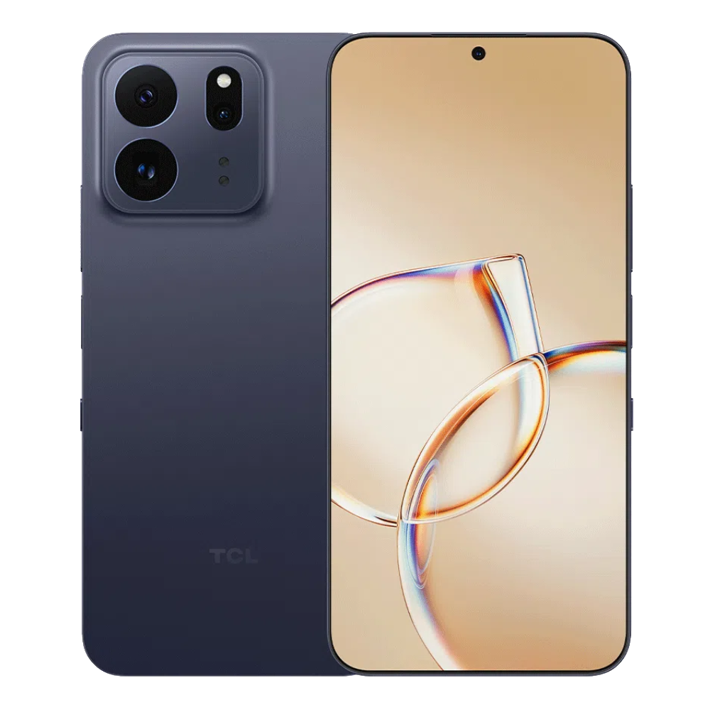 TCL P80 Ultra Midnight Blue Front and Back View