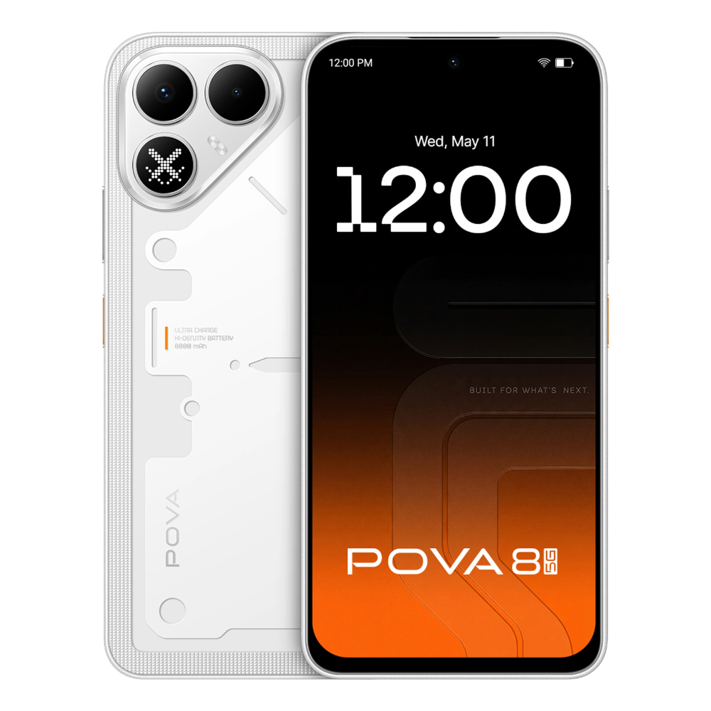 Tecno Pova 8 Front and Back