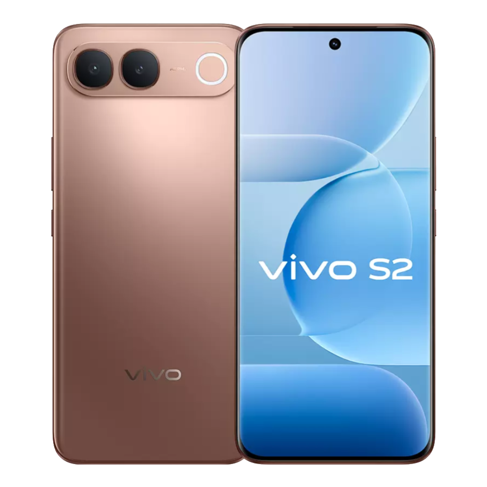 Vivo S2 Regal Bronze Front and Back