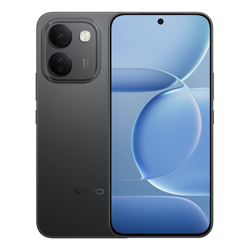 Vivo S2 FE Titan Black Front and Back View