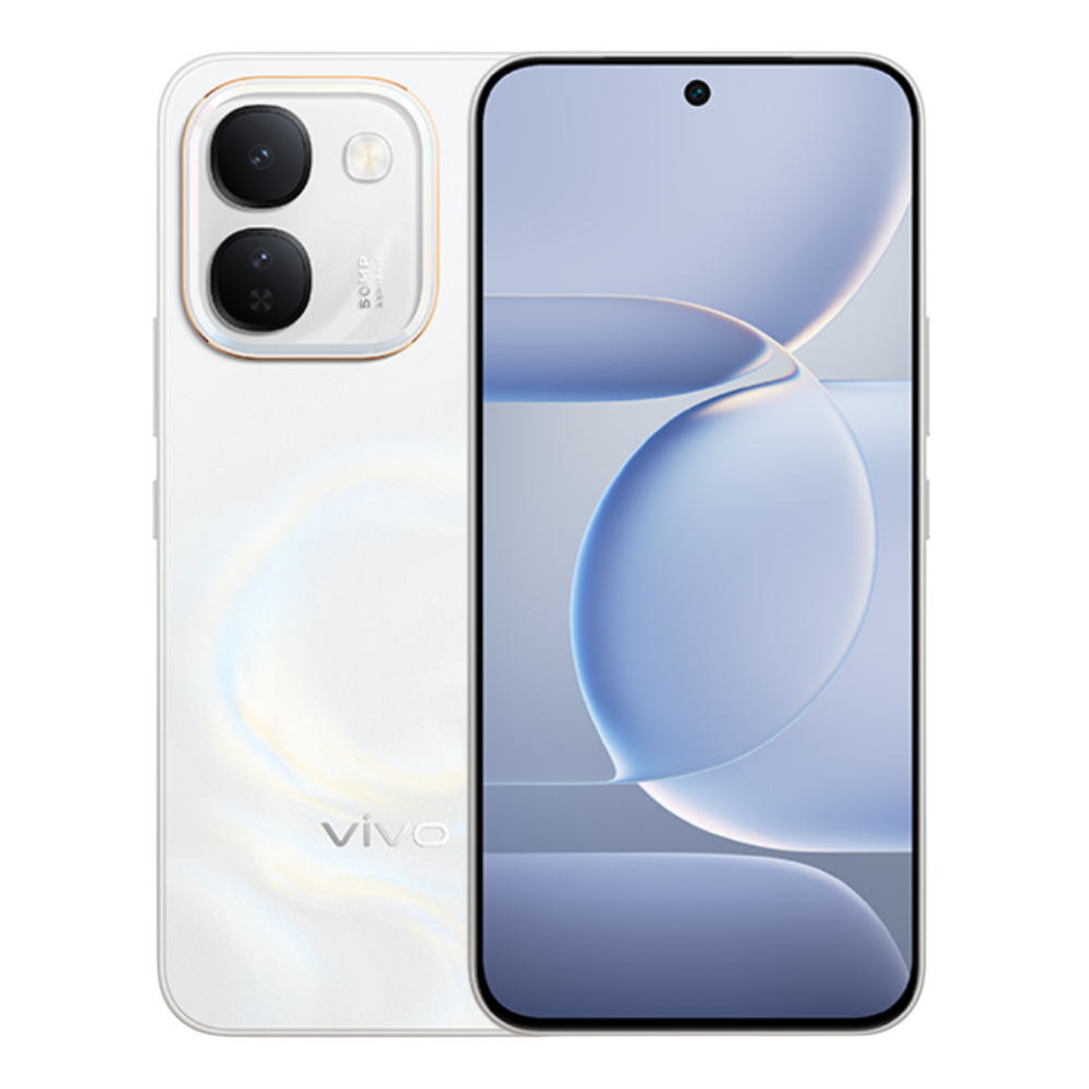 Vivo S2 FE Zen White Front and Back View