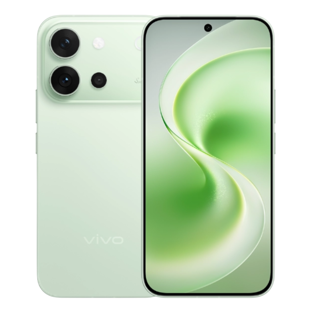 Vivo S60t Early summer green Front and Back View