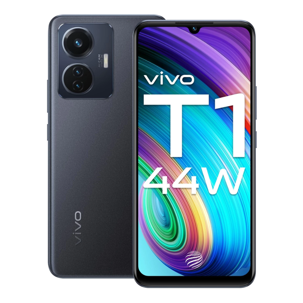 Vivo T1 44W Front Back Midnight Galaxy