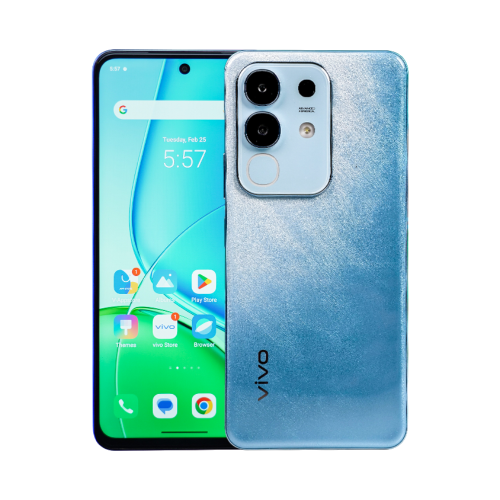 Vivo T4x 5G Blue Front and Back