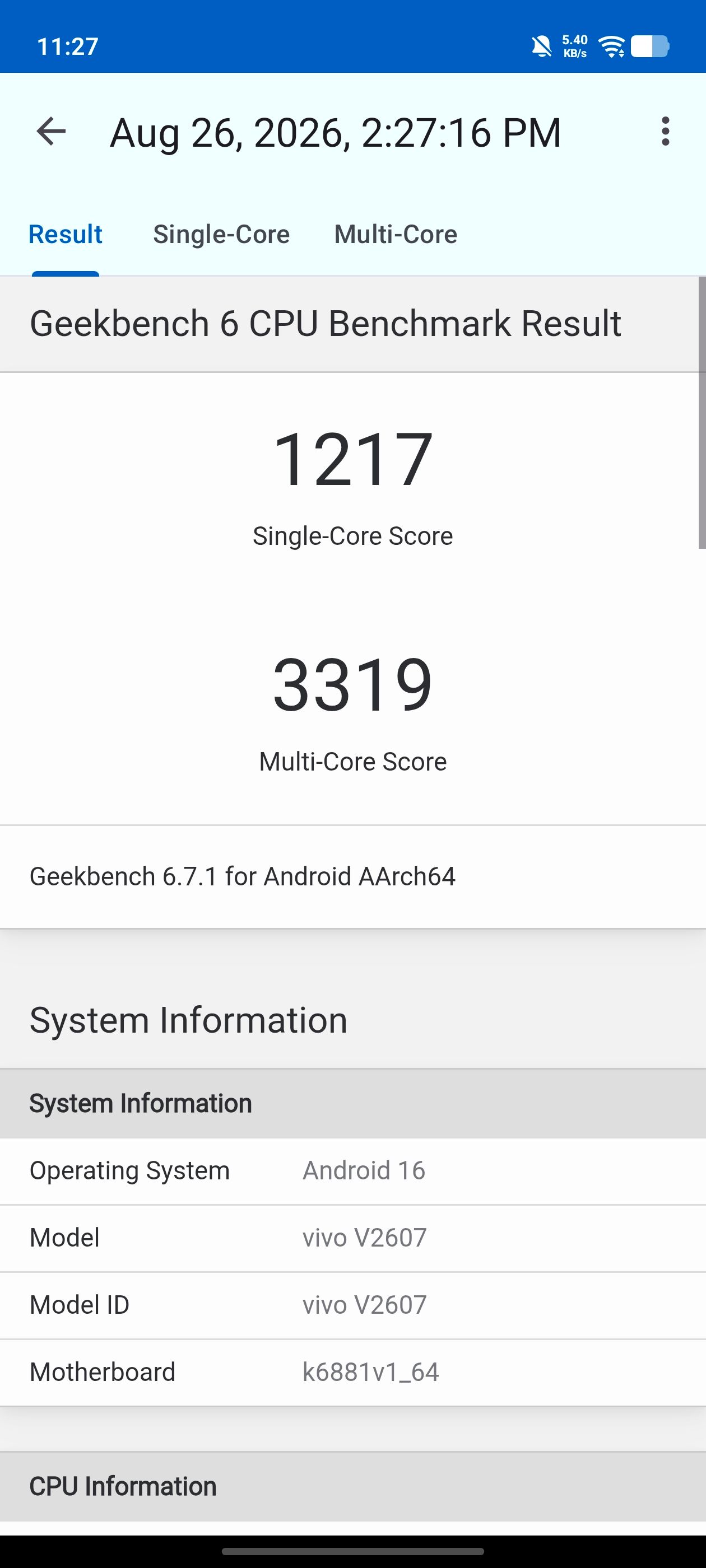 Geekbench 6