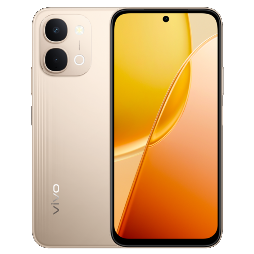 Vivo T5 Total Gold Front and Back