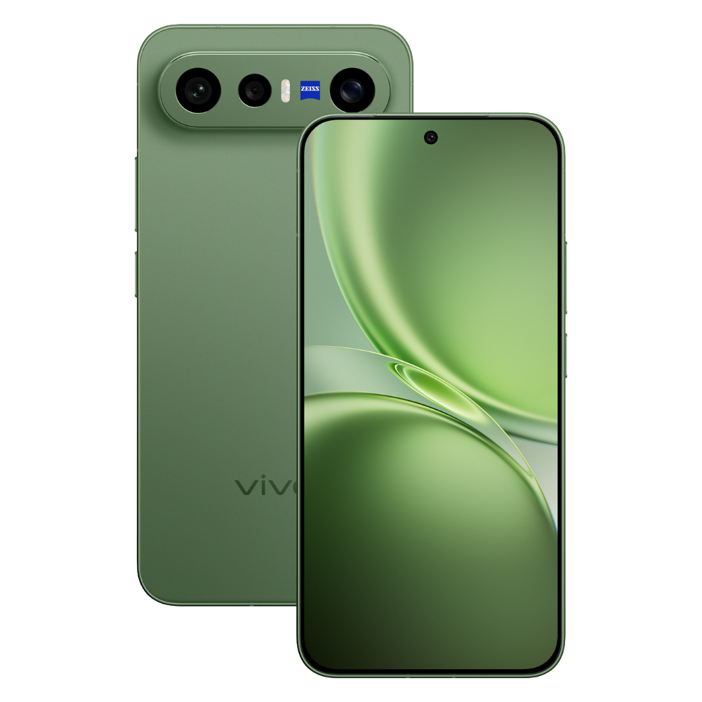 Vivo X300 FE Urban Olive Front and Back