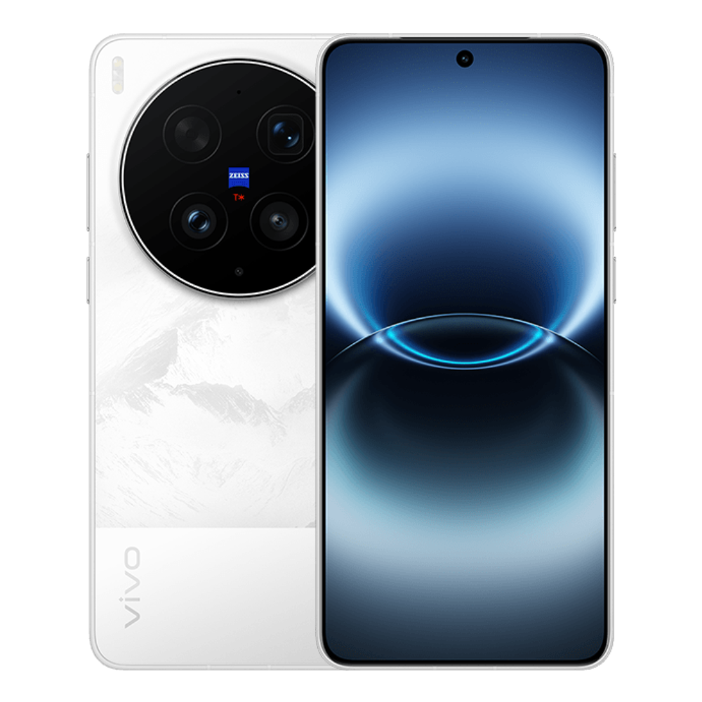 Vivo X300 Ultra front and back in Silver Tone