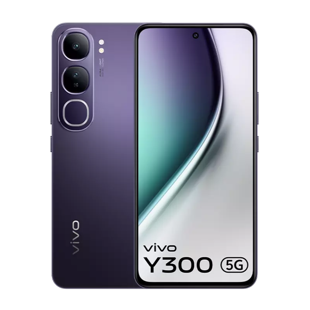 Vivo Y300 Front and Back Phantom Purple