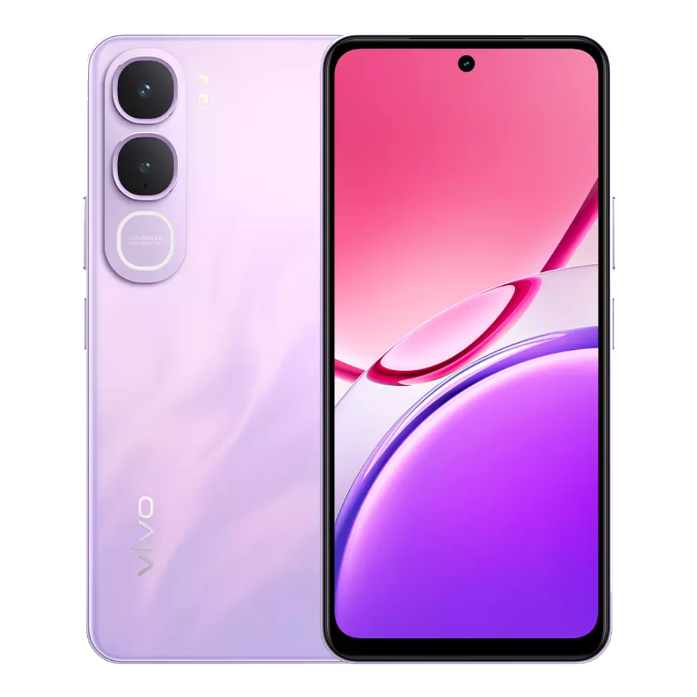 Vivo Y31s 5G Purple Front and Back