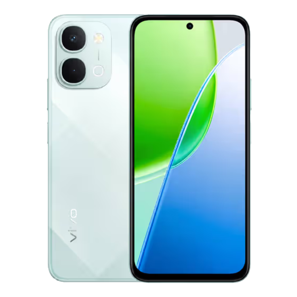 Vivo Y31t Front and Back in Seashore Green