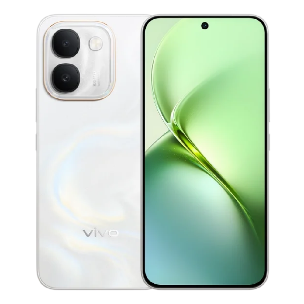 Vivo Y600 Diamond Gold Front and Back View
