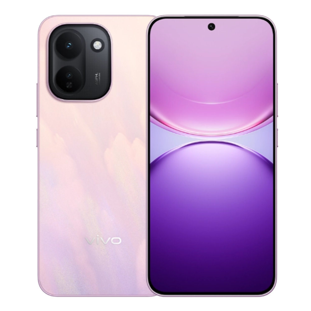 Vivo Y600k Turbo Millennial Pink Front and Back View