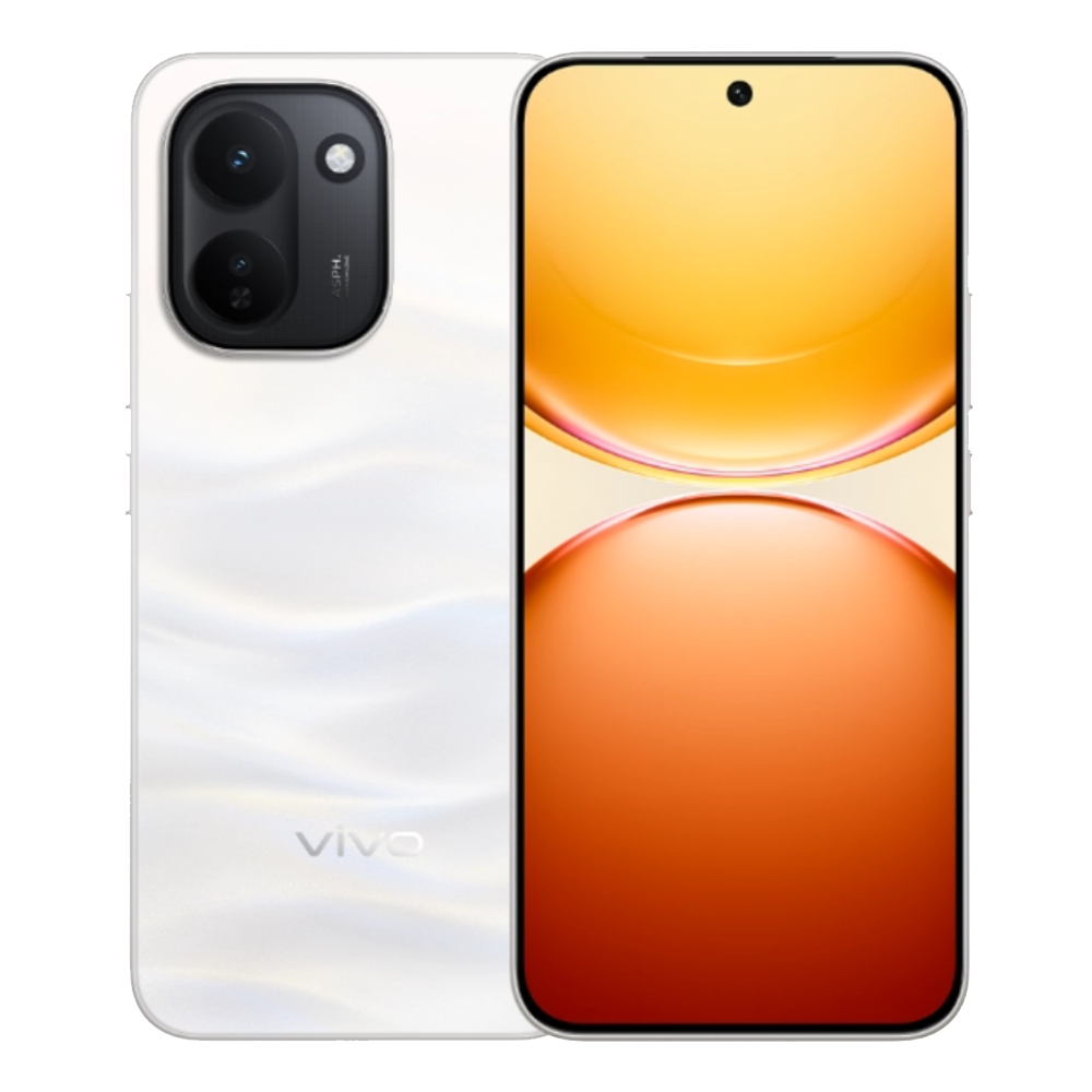 Vivo Y600k Turbo Dune Gold Front and Back View