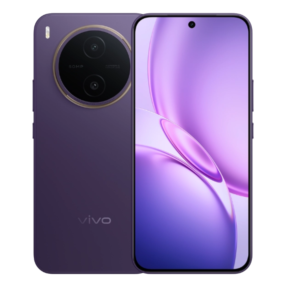 Vivo Y600s Pro Star Purple Front and Back View