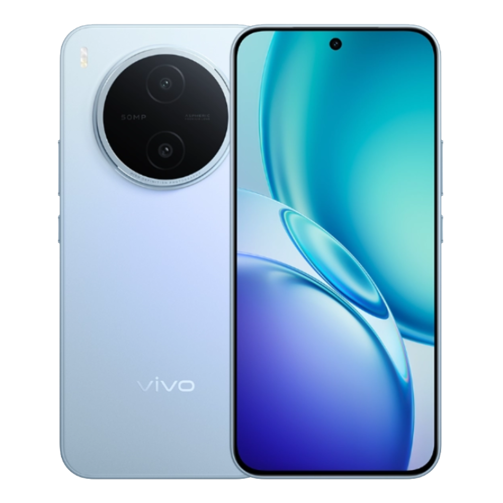 Vivo Y600s Pro Vast Blue Front and Back View