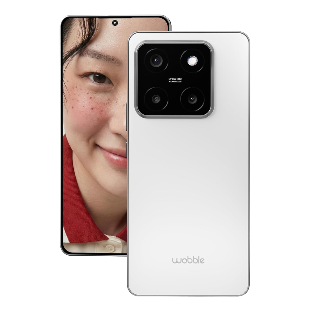 Wobble 1 5G front and back in Mythic White