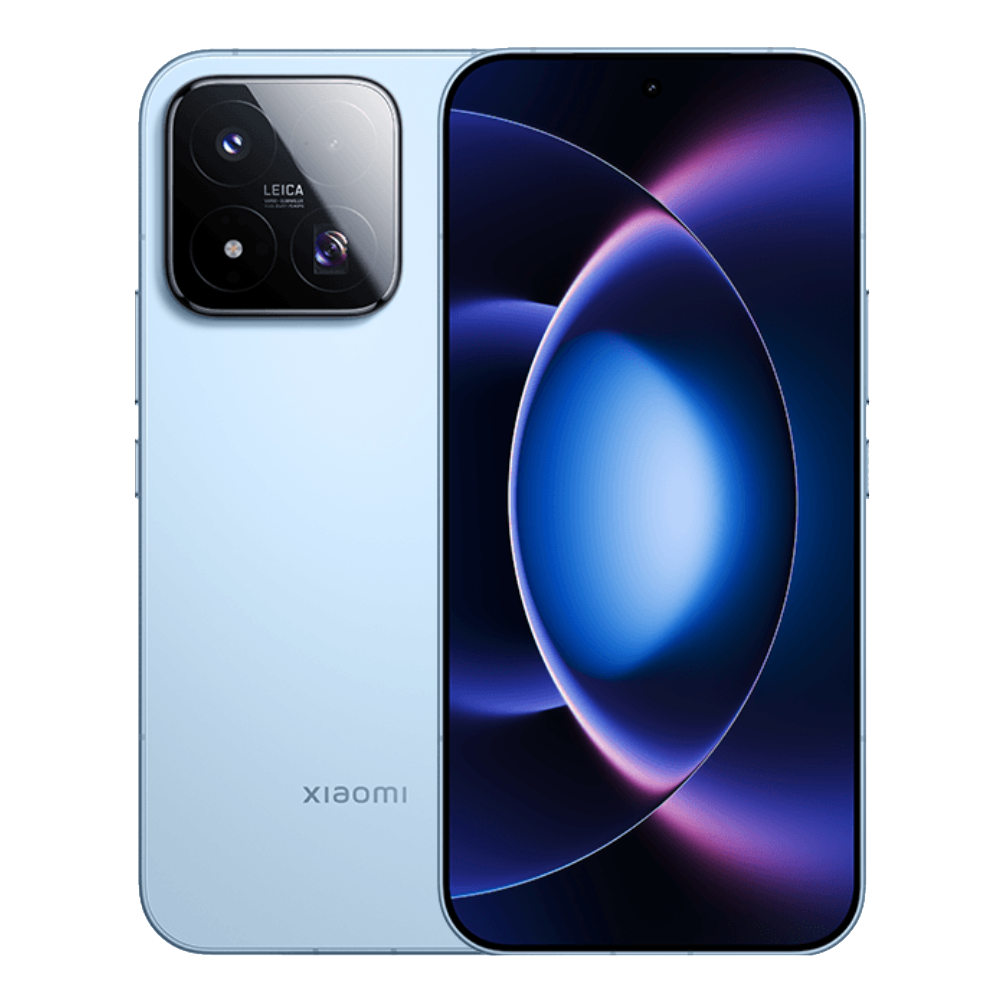 Xiaomi 17 Max Front and Back in Clear Blue